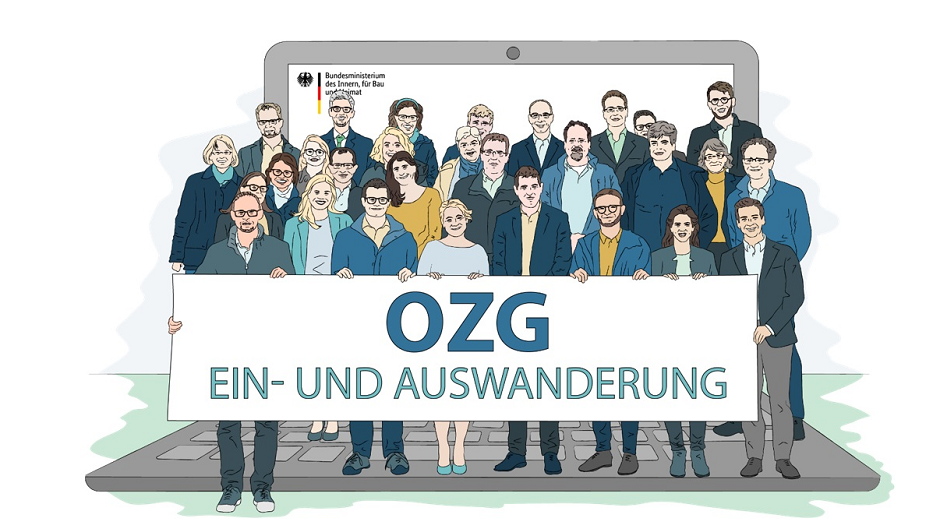 illustration OZG Ein- und Auswanderung